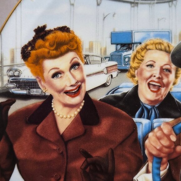 The Hamilton Collection I Love Lucy Plate "California, Here We Come" J Kritz COA - Picture 2 of 10